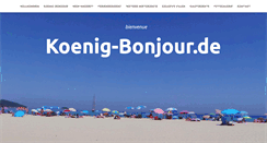 Desktop Screenshot of koenig-bonjour.de