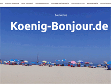Tablet Screenshot of koenig-bonjour.de
